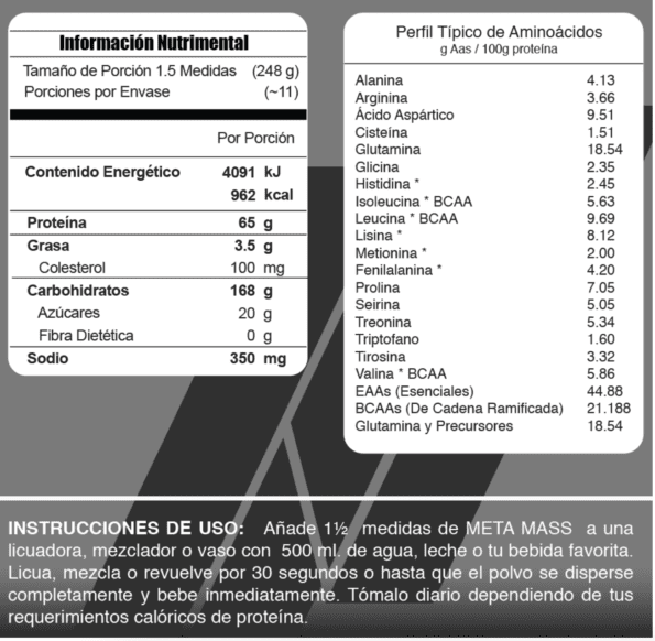 Meta | MetaMass 6 lb - Imagen 2